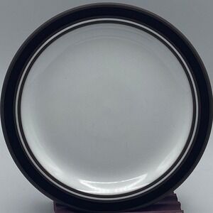 Hornsea Pottery Contrasts Bread & Butter Appetizer Plate‎ (s) Brown Black